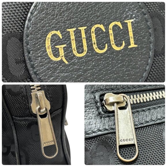 Authentic Gucci GG Supreme Off The Grid Waist Bag Belt Bag Pouch Mens Black - Picture 15 of 16
